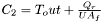 $ C_2 = T_out + \frac{Q_r}{UA_f} $